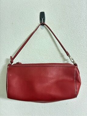 Joe Boxer Red Faux Leather Shoulder Bag